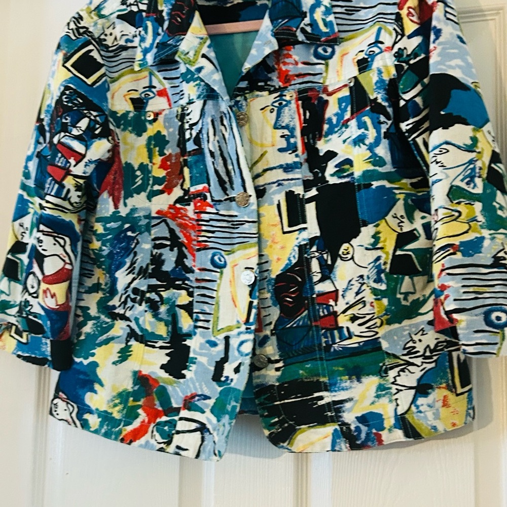 Kaktus Multicolor Abstract Jacket